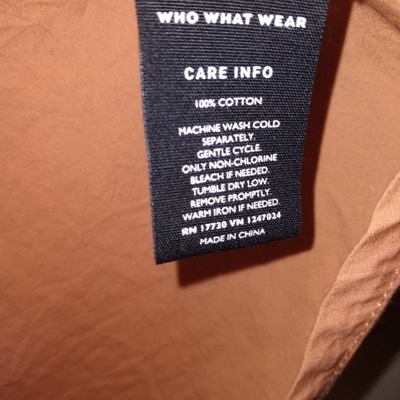 Who What Wear Plus Orange Button-up Blouse 2x - Picture 5 of 5